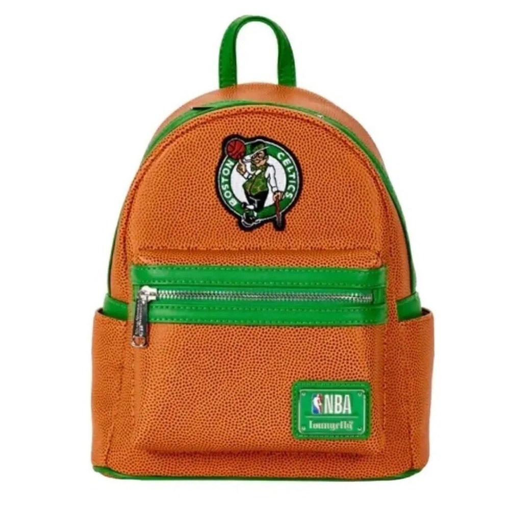 Loungefly NBA Boston Celtics Basketball Logo Mini Backpack New!‎
